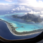 Bora Bora through the window